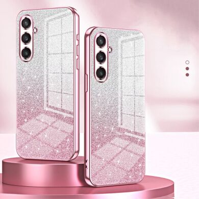 Защитный чехол Deexe Sparkles Cover для Samsung Galaxy S23 FE - Silver