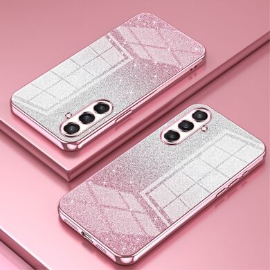 Защитный чехол Deexe Sparkles Cover для Samsung Galaxy S23 FE - Pink