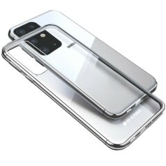 Защитный чехол G-Case Shiny Series для Samsung Galaxy S20 Plus (G985) - Silver