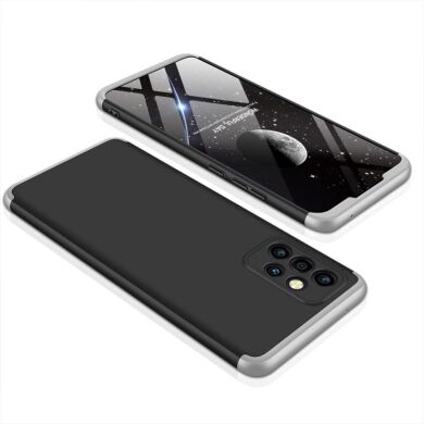 Защитный чехол GKK Double Dip Case для Samsung Galaxy A72 (А725) - Black / Silver