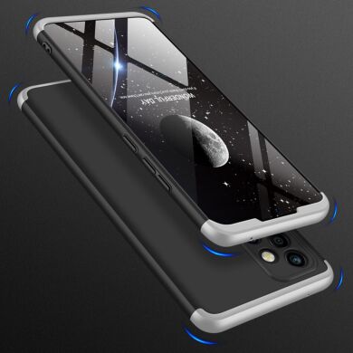 Защитный чехол GKK Double Dip Case для Samsung Galaxy A72 (А725) - Black / Silver