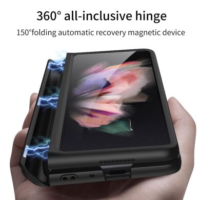 Защитный чехол GKK Magnetic Cover (Pen Slot) для Samsung Galaxy Fold 3 - Black