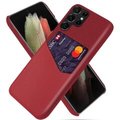 Защитный чехол KSQ Business Pocket для Samsung Galaxy S22 Ultra - Red