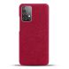 Защитный чехол KSQ Cloth Style для Samsung Galaxy A52 (A525) / A52s (A528) - Red. Фото 3 из 6