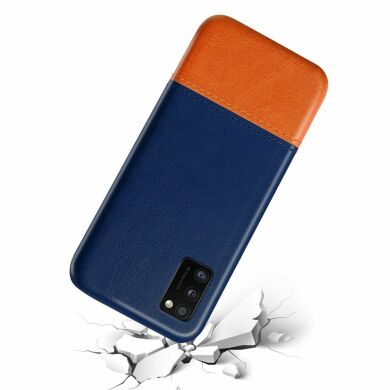 Защитный чехол KSQ Dual Color для Samsung Galaxy A41 (A415) - Blue / Brown