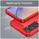 Защитный чехол UniCase Carbon для Samsung Galaxy A55 (A556) - Red. Фото 6 из 8