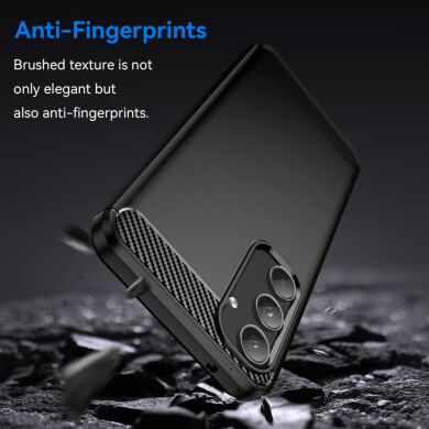 Защитный чехол UniCase Carbon для Samsung Galaxy A55 (A556) - Black