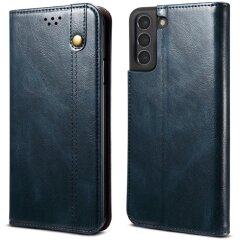 Захисний чохол UniCase Leather Wallet для Samsung Galaxy S21 FE (G990) - Blue