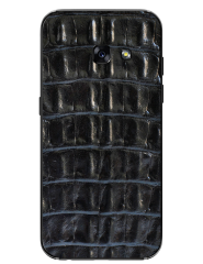 Кожаная наклейка Black Croco для Samsung Galaxy A3 (2017)
