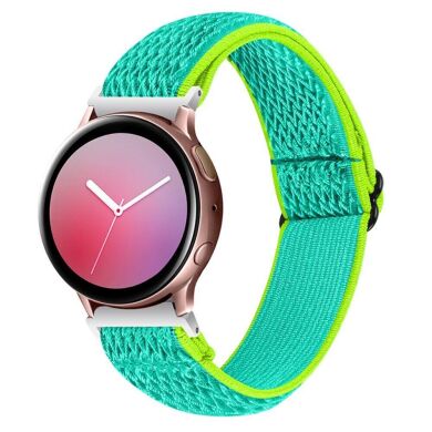 Ремінець Deexe Knitted Strap для годинників з шириною кріплення 20мм - Yellow / Green