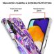 Защитный чехол Deexe Marble Pattern для Samsung Galaxy A34 (A346) - White / Pink. Фото 4 из 5