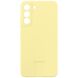Чехол Silicone Cover для Samsung Galaxy S22 Plus (S906) EF-PS906TYEGRU - Butter Yellow. Фото 4 из 5