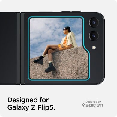 Комплект защитных стекол Spigen (SGP) Screen Protector EZ Fit Glas.tR для Samsung Galaxy Flip 5