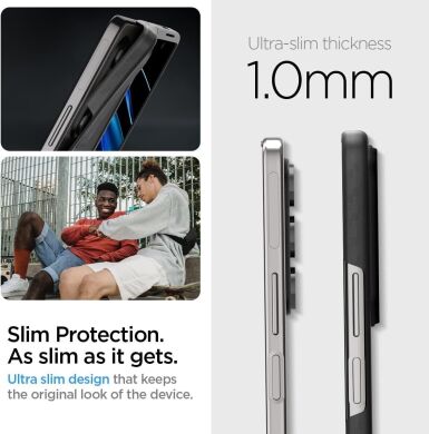 Защитный чехол Spigen (SGP) AirSkin Pro для Samsung Galaxy Fold 5 - Black
