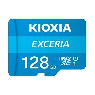Карта памяти KIOXIA Exceria microSDXC 128GB C10 UHS-I R100MB/s + адаптер - Blue