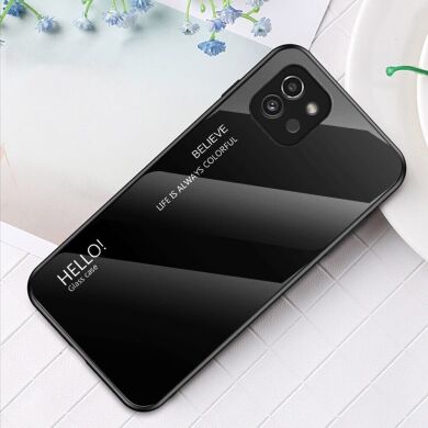 Защитный чехол Deexe Gradient Color для Samsung Galaxy A03 (A035) - Black