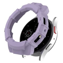 Защитный чехол Deexe Armour Frame для Samsung Galaxy Watch 4 / 5 (44mm) - Purple