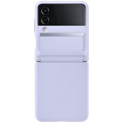 Защитный чехол Flap Leather Cover для Samsung Galaxy Flip 4 (EF-VF721LLEGUA) - Serenity Purple