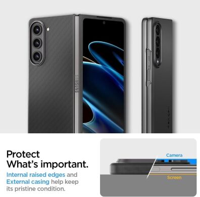 Защитный чехол Spigen (SGP) AirSkin Pro для Samsung Galaxy Fold 5 - Black