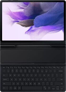 Чохол-клавіатура Book Cover Keyboard Slim для Samsung Galaxy Tab S7 FE / Tab S7 Plus / S8 Plus (EF-DT730BBRGRU) - Black