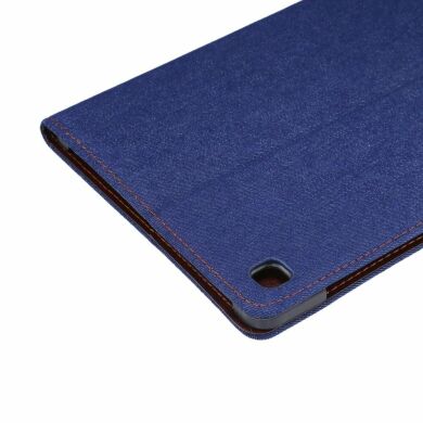 Чехол Deexe Jeans Style для Samsung Galaxy Tab S6 lite / S6 Lite (2022/2024) - Dark Blue