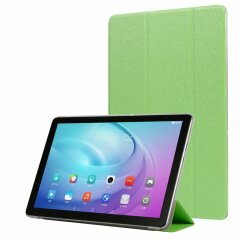 Чехол Deexe Silk Texture для Samsung Galaxy Tab A 10.1 2019 (T510/515) - Green