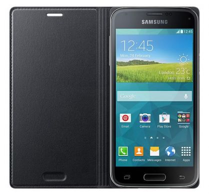 Чехол Flip Cover для Samsung Galaxy S5 mini (G800) EF-FG800BKEGRU - Black