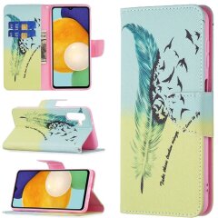 Чохол-книжка Deexe Color Wallet для Samsung Galaxy A13 5G (A136) / A04s (A047) - Feather and Birds