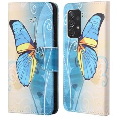 Чохол-книжка Deexe Color Wallet для Samsung Galaxy A73 (A736) - Blue Butterfly