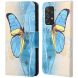 Чехол-книжка Deexe Color Wallet для Samsung Galaxy A73 (A736) - Blue Butterfly. Фото 1 из 5