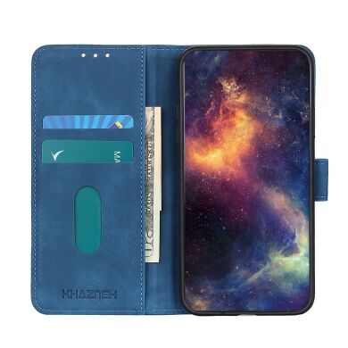 Чехол-книжка KHAZNEH Retro Wallet для Samsung Galaxy A32 - Blue