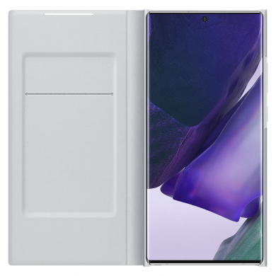 Чехол-книжка LED View Cover для Samsung Galaxy Note 20 Ultra (N985) EF-NN985PSEGRU - White Silver