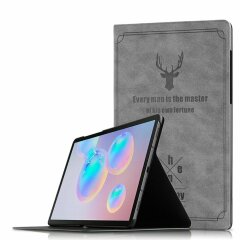 Чехол-книжка UniCase Deer Pattern для Samsung Galaxy Tab S6 (T860/865) - Grey