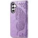Чехол UniCase Butterfly Pattern для Samsung Galaxy A55 (A556) - Light Purple. Фото 4 из 5