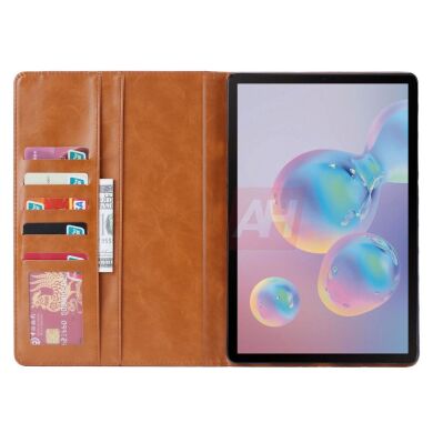 Чехол UniCase Pocket Stand для Samsung Galaxy Tab S7 FE (T730/T736) - Brown