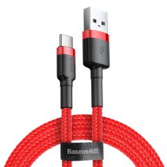 Дата-кабель BASEUS Kevlar Series type-c 2A (2м) - Red