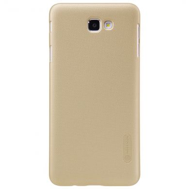 Пластиковый чехол NILLKIN Frosted Shield для Samsung Galaxy J5 Prime + пленка - Gold