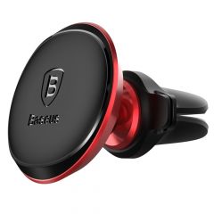 Магнітний тримач в автомобіль BASEUS Air Vent Cable Clip - Red
