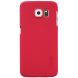 Пластиковая накладка NILLKIN Frosted Shield для Samsung Galaxy S6 (G920) + пленка - Red. Фото 1 из 13