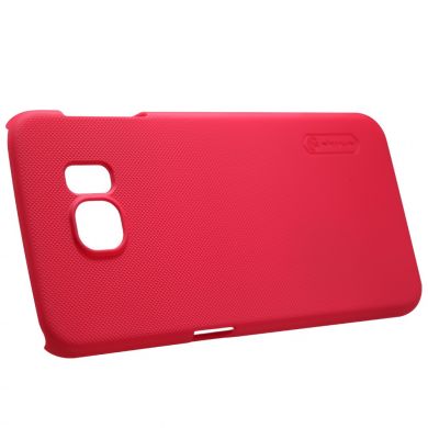 Пластиковая накладка NILLKIN Frosted Shield для Samsung Galaxy S6 (G920) + пленка - Red