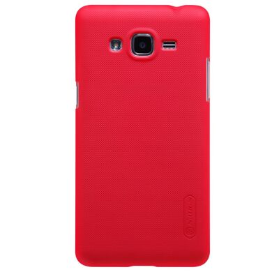 Пластиковый чехол NILLKIN Frosted Shield для Samsung Galaxy J2 Prime (G532) + пленка - Red