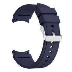 Ремешок UniCase Silicone Band для Samsung Galaxy Watch 4 Classic (46mm) / Watch 4 Classic (42mm) / Watch 4 (40mm) / Watch 4 (44mm) - Midnight Blue