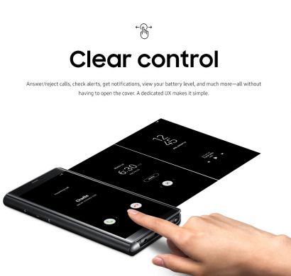 Чехол-книжка Clear View Standing Cover для Samsung Galaxy Note 8 (N950) EF-ZN950CBEGRU - Black