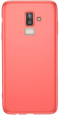 Силиконовый чехол T-PHOX Crystal Cover для Samsung Galaxy J8 2018 (J810) - Red