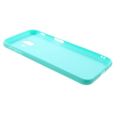 Силиконовый (TPU) чехол Deexe Matte Case для Samsung Galaxy J6+ (J610) - Baby Blue