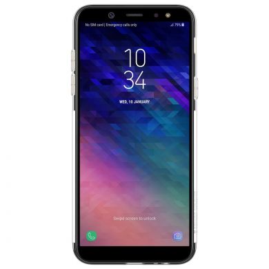 Силиконовый (TPU) чехол NILLKIN Nature TPU для Samsung Galaxy A6+ 2018 (A605) - White