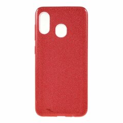 Силиконовый (TPU) чехол UniCase Glitter Cover для Samsung Galaxy A30 (A305) - Red