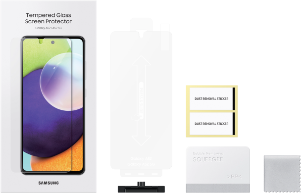 Защитное стекло Araree Core H+ для Samsung Galaxy A52 (A525) / A52s (A528) ET-FA525TTEGRU