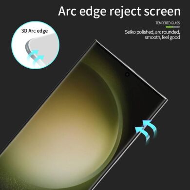 Защитное стекло MOFI 3D Curved Full Glue для Samsung Galaxy S24 Ultra - Black