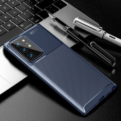 Защитный чехол Deexe Fusion для Samsung Galaxy Note 20 Ultra (N985) - Blue